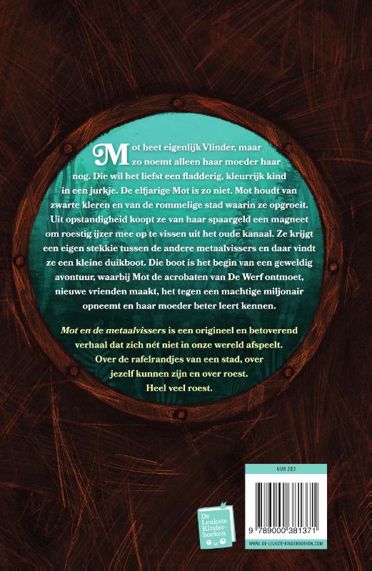 Achterkant van Mot en de metaalvissers