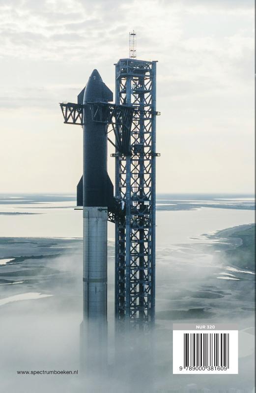 Achterkant van Elon Musk