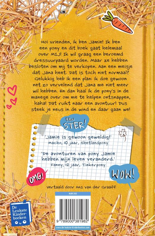 Achterkant van Gewoon geweldig! Dagboek van een paardenkoppel
