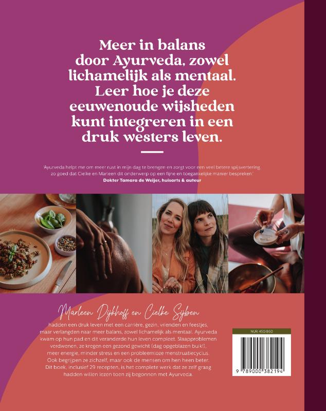 Achterkant van Alles over Ayurveda