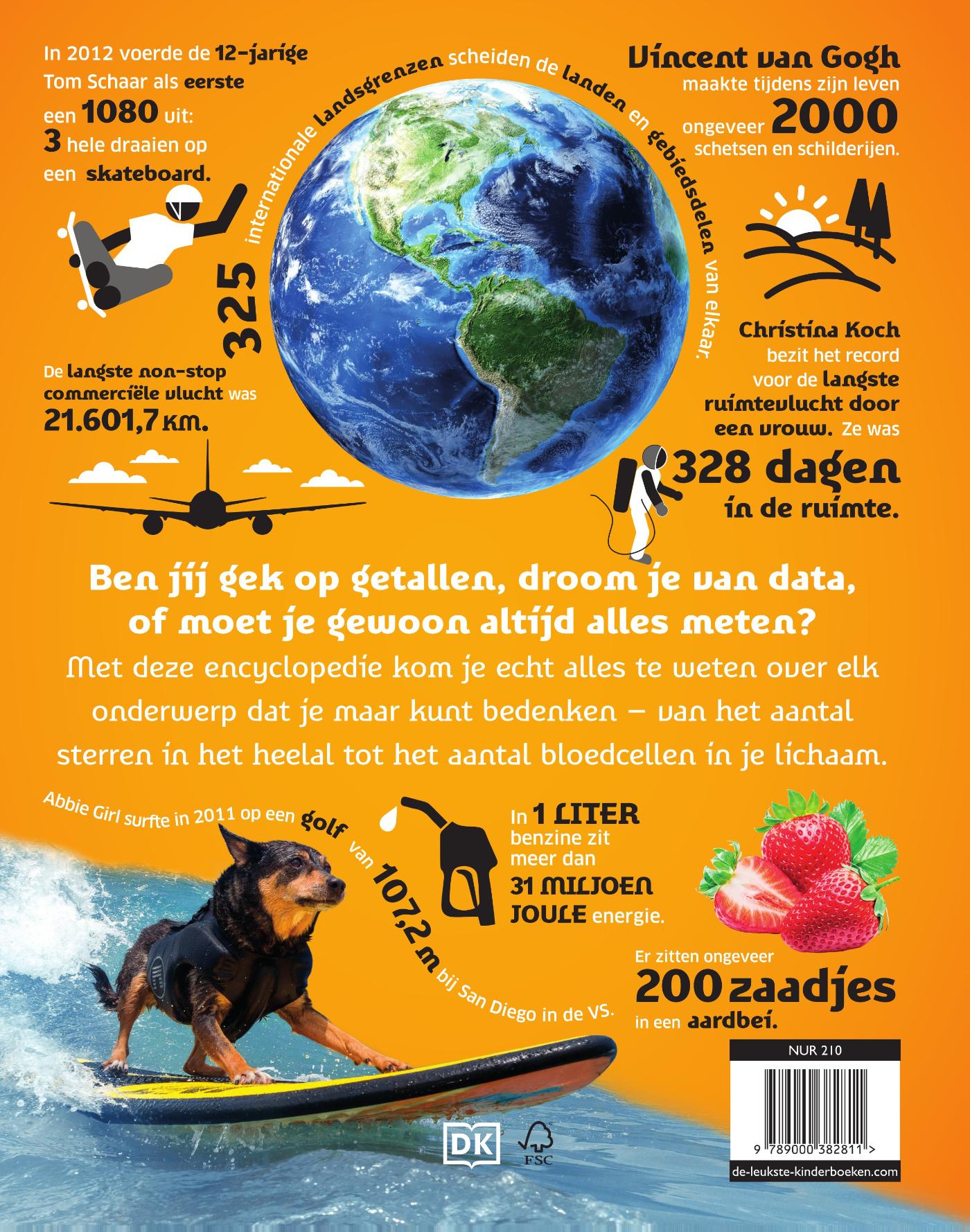Achterkant van Onze wereld in getallen