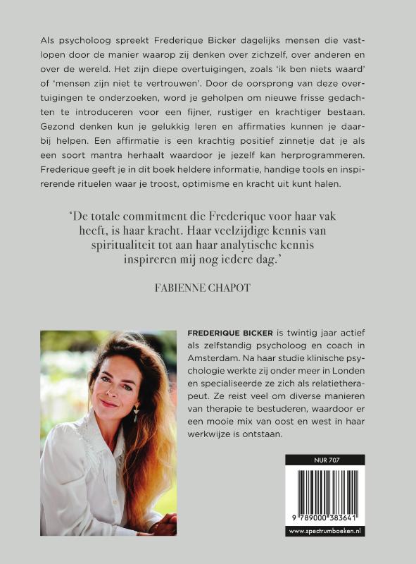 Achterkant van Het grote affirmatieboek
