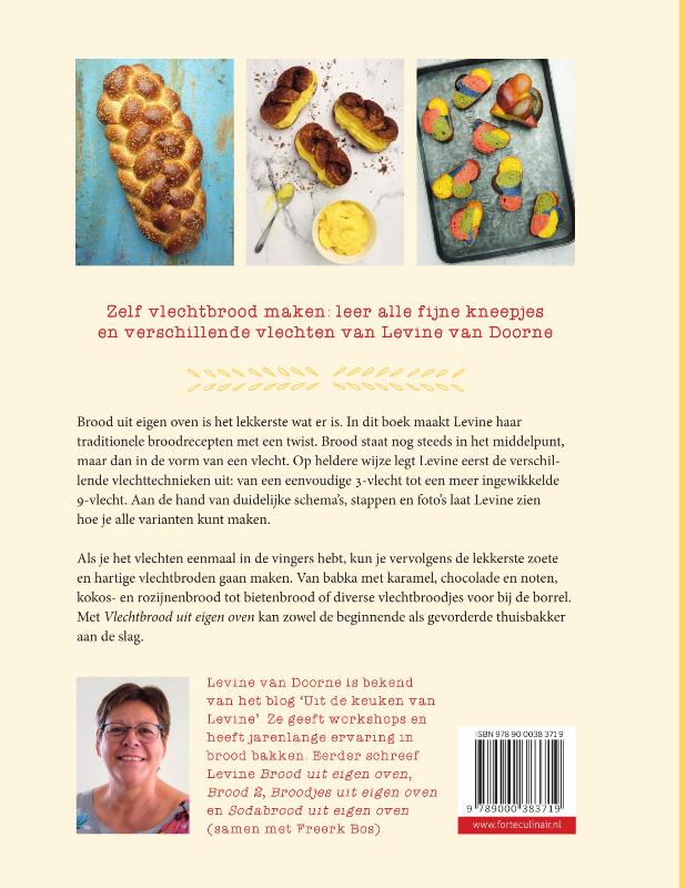 Achterkant van Vlechtbrood uit eigen oven