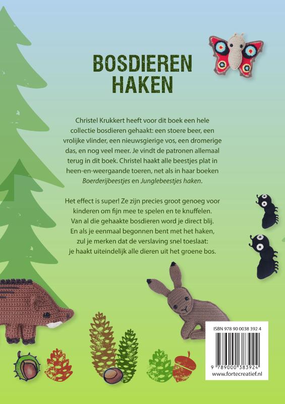 Achterkant van Bosdieren haken