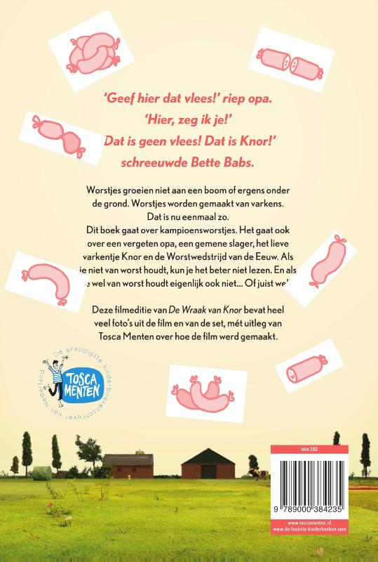 Achterkant van De Wraak van Knor