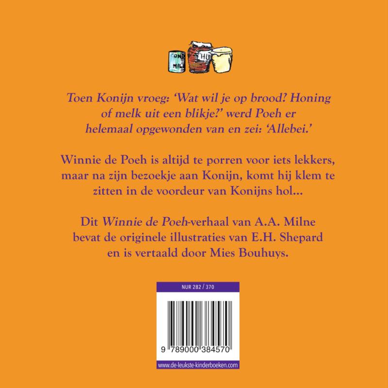 Achterkant van Poeh gaat op bezoek