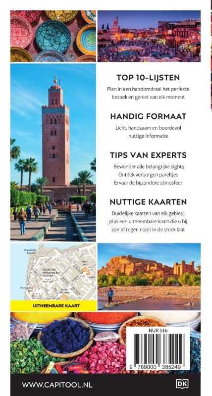 Achterkant van Marrakech en omgeving