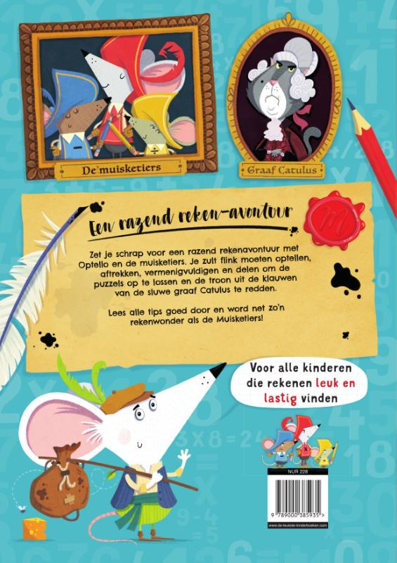 Achterkant van De Muisketiers