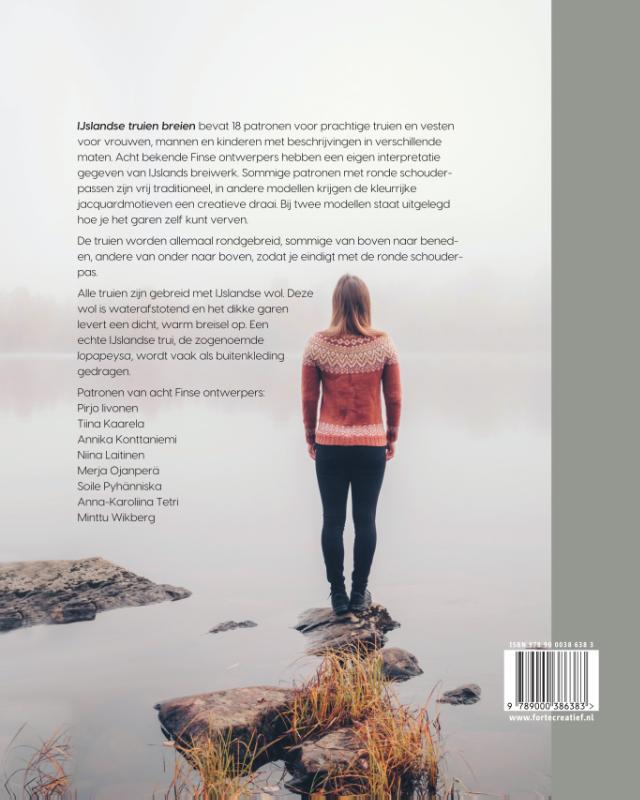 Achterkant van IJslandse truien breien