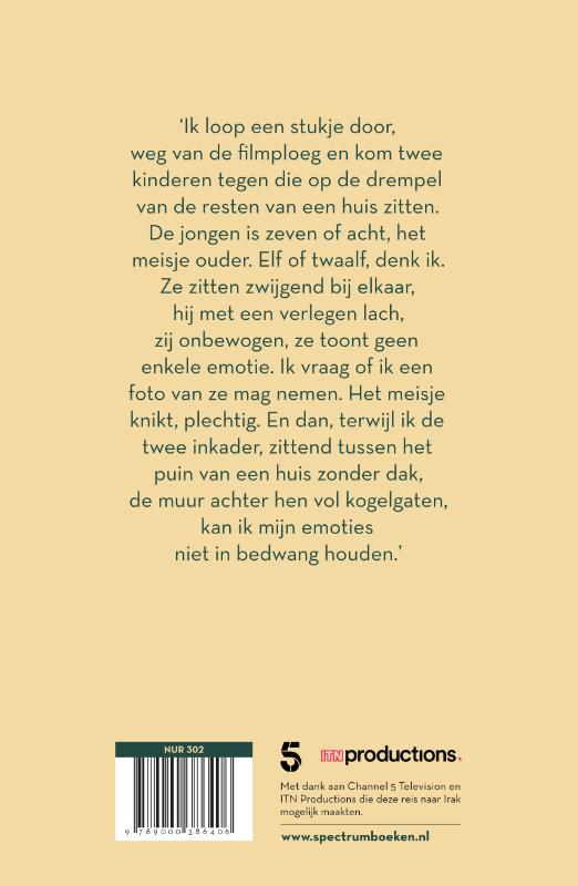 Achterkant van Naar Irak