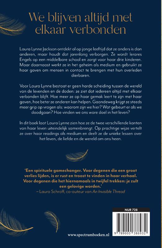 Achterkant van Het licht tussen ons