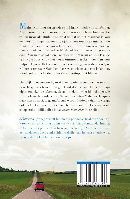 Achterkant van Schitterend afwezig