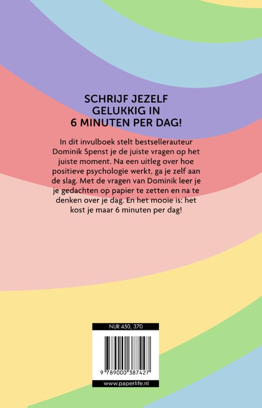 Achterkant van Het 6 minuten dagboek