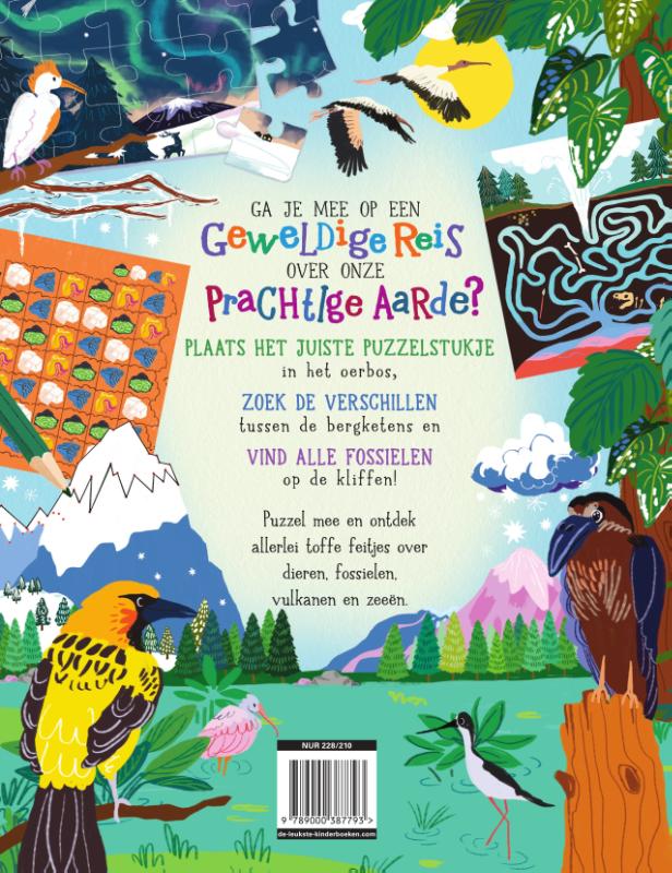 Achterkant van Het grote aarde doeboek