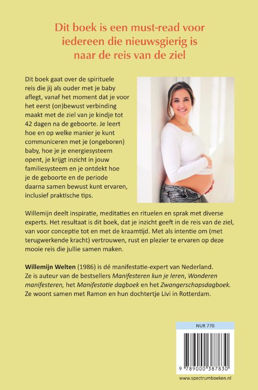 Achterkant van 40 wonderlijke weken