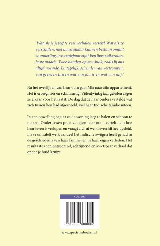 Achterkant van Wat wij verzwijgen