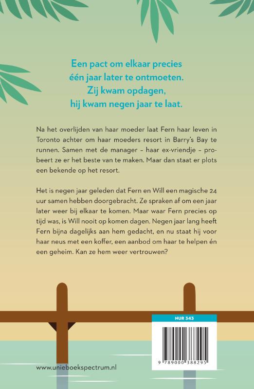 Achterkant van Ik zie je bij het meer