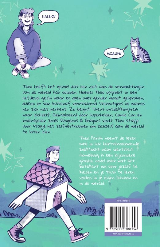 Achterkant van Homebody