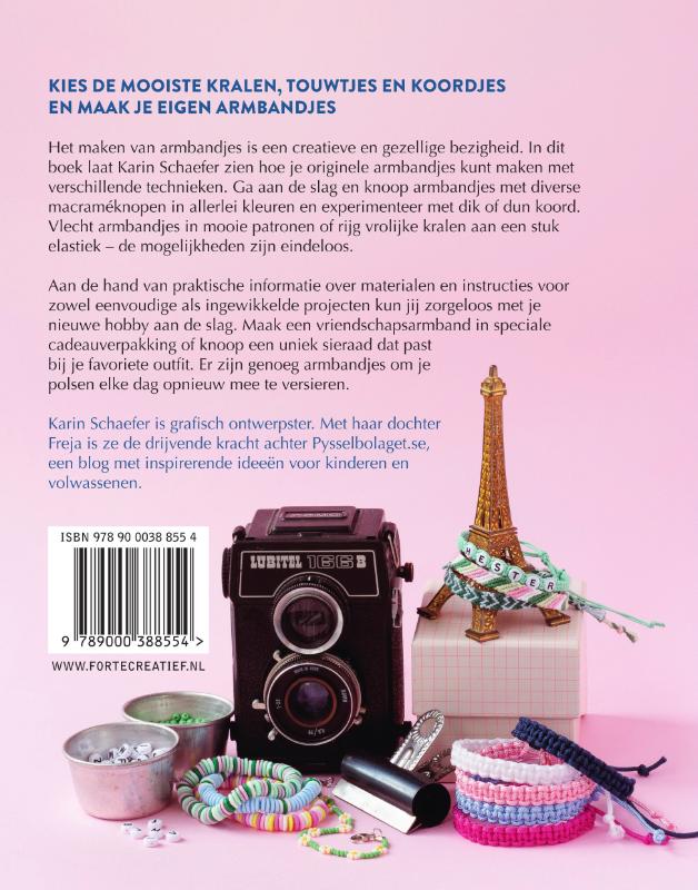 Achterkant van Mooie armbandjes om zelf te maken