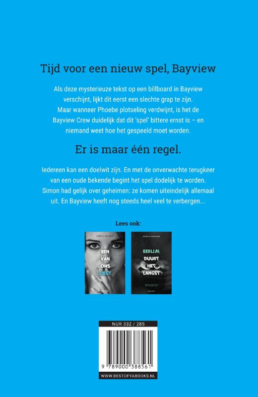 Achterkant van Een van ons is terug