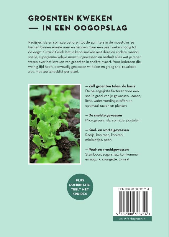 Achterkant van Mijn snelle moestuin