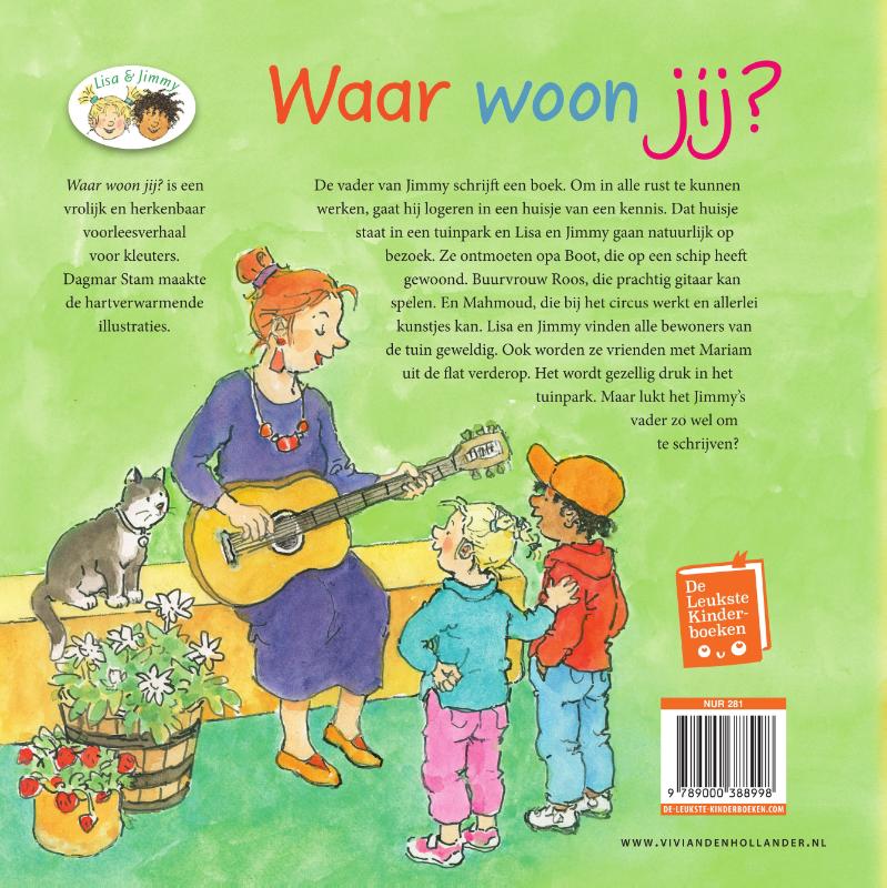 Achterkant van Waar woon jij?