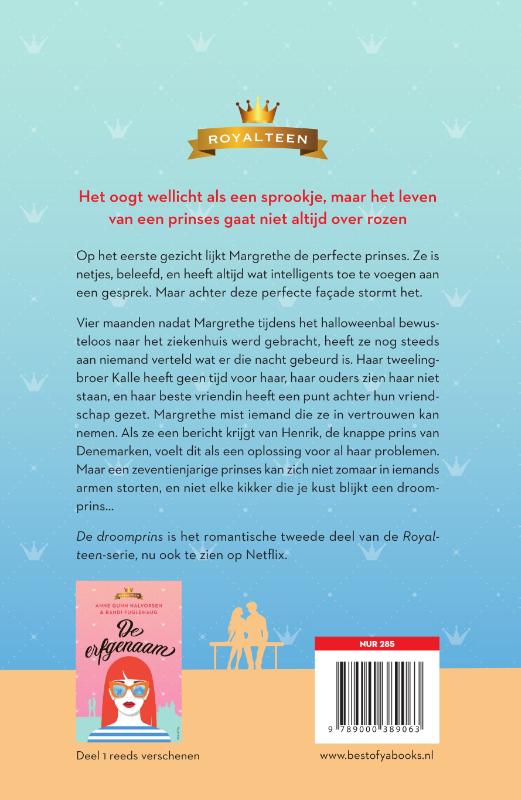 Achterkant van De droomprins