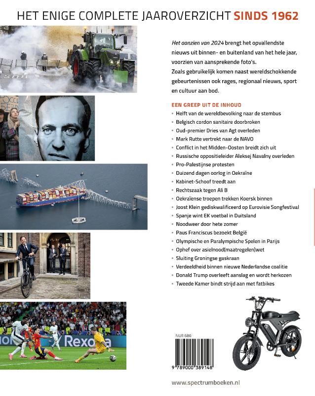 Achterkant van Het aanzien van 2024