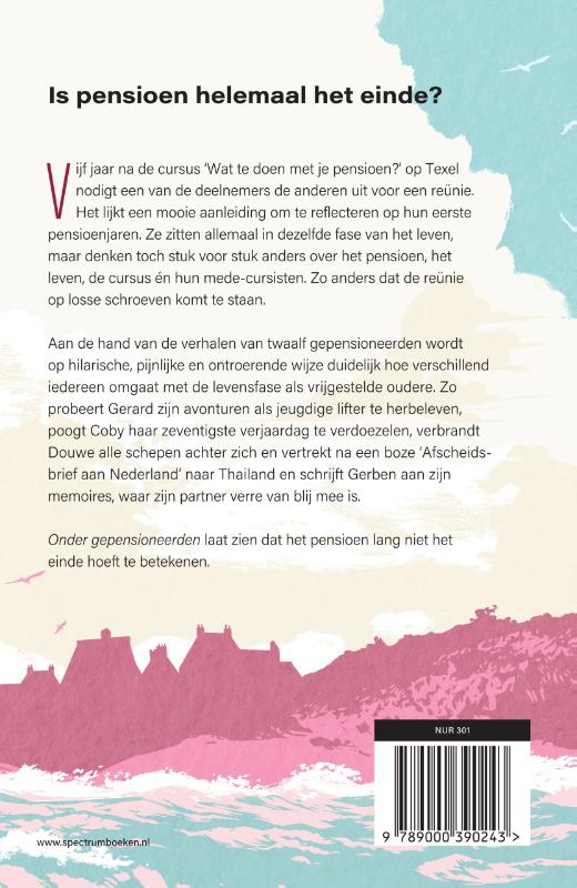 Achterkant van Onder gepensioneerden