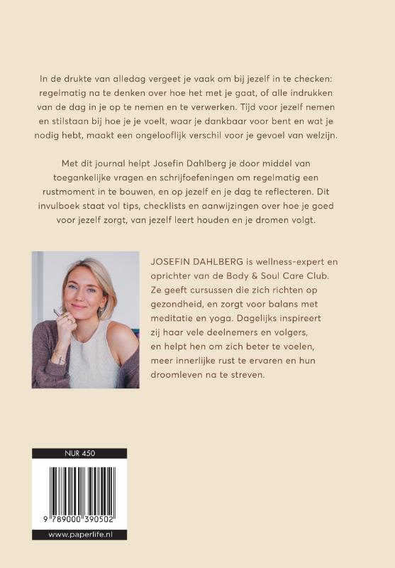 Achterkant van Soul Planner