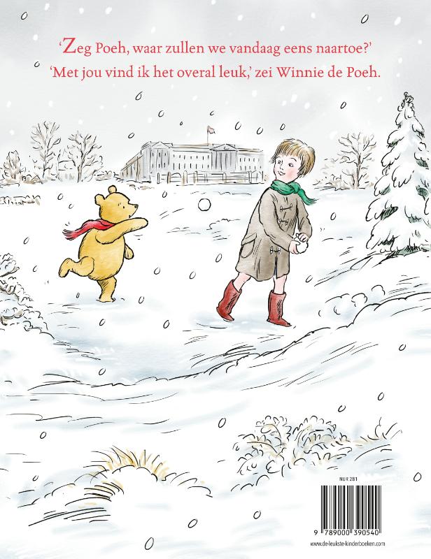 Achterkant van Winnie de Poeh naar het paleis