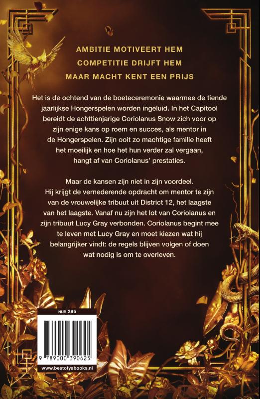 Achterkant van The Ballad of Songbirds and Snakes