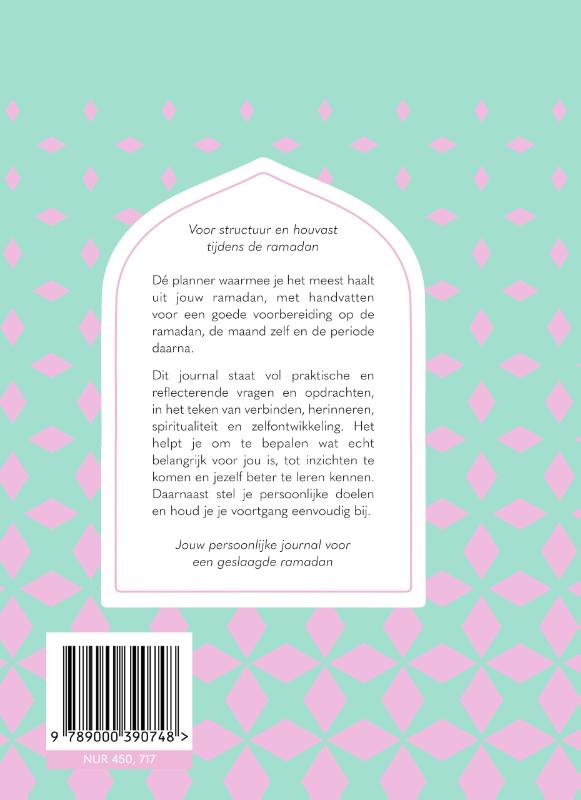 Achterkant van Ramadan planner