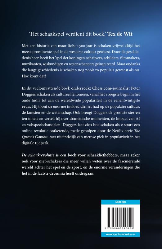 Achterkant van De schaakrevolutie