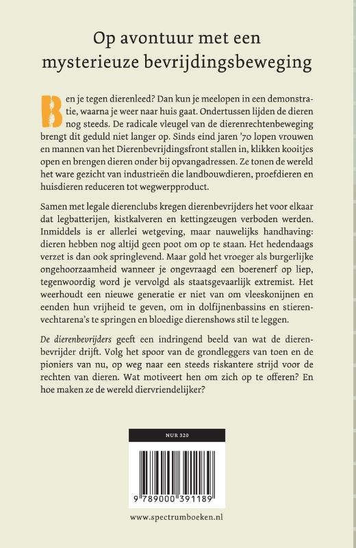 Achterkant van De dierenbevrijders