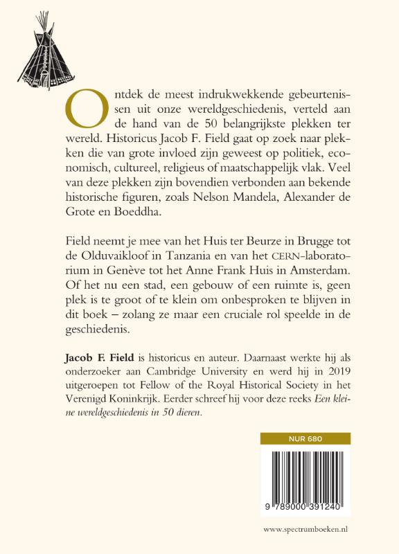 Achterkant van Een kleine wereldgeschiedenis in 50 plekken