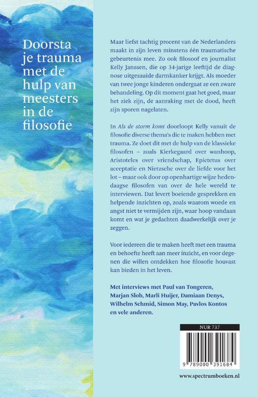 Achterkant van Als de storm komt