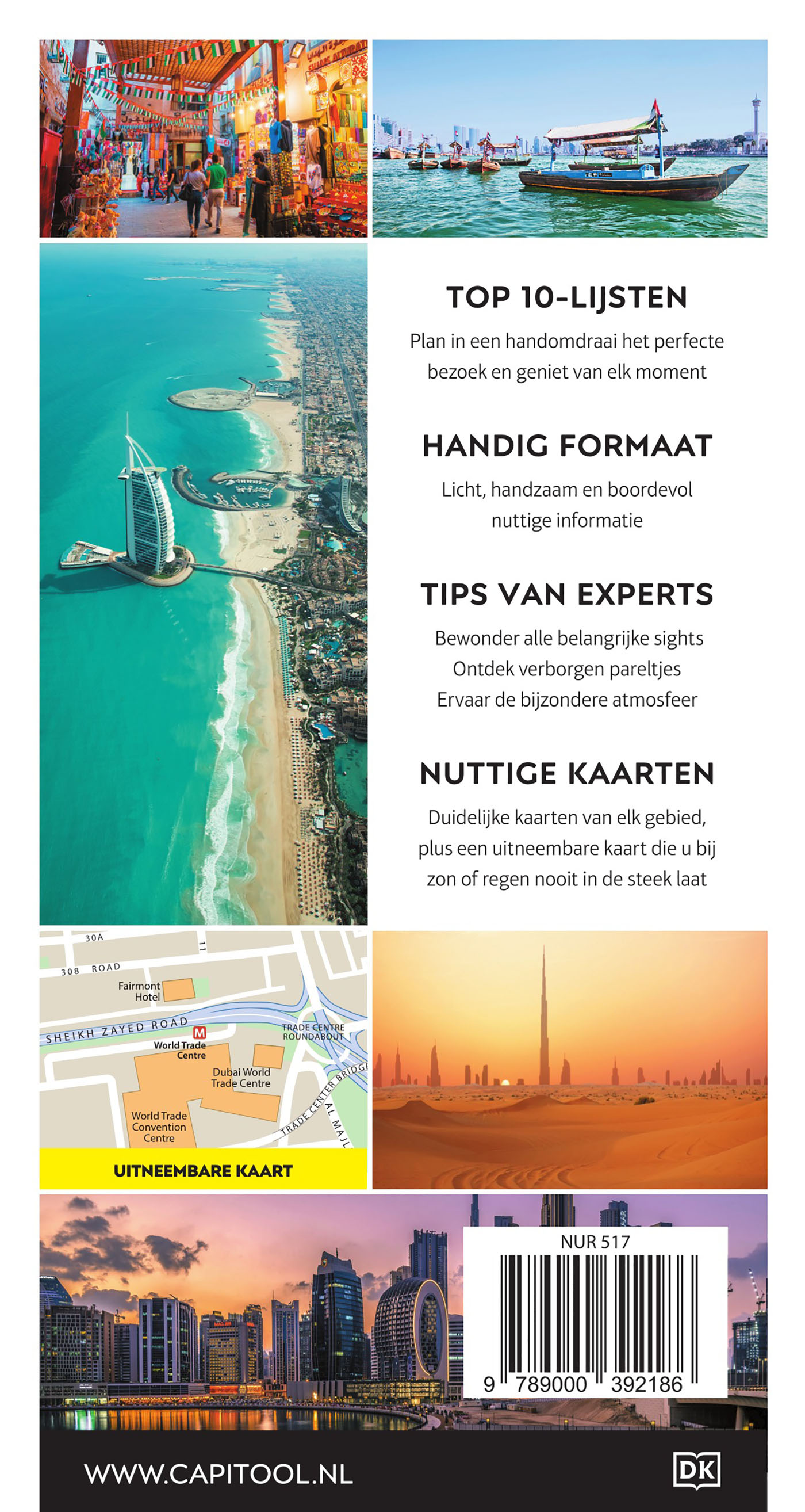 Achterkant van Dubai en Abu Dhabi