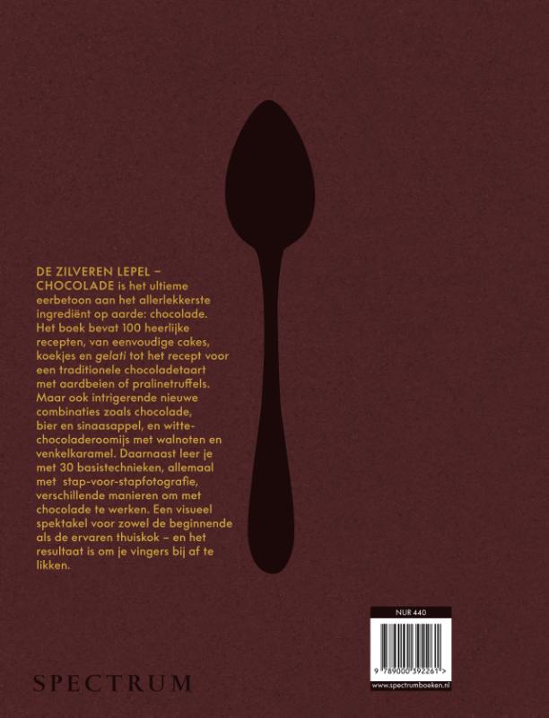 Achterkant van De Zilveren Lepel - Chocolade