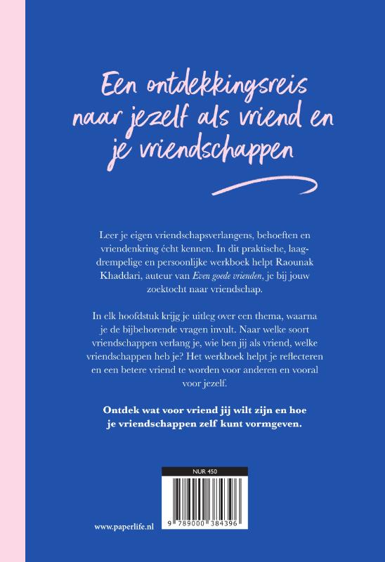 Achterkant van Even goede vrienden - Het werkboek
