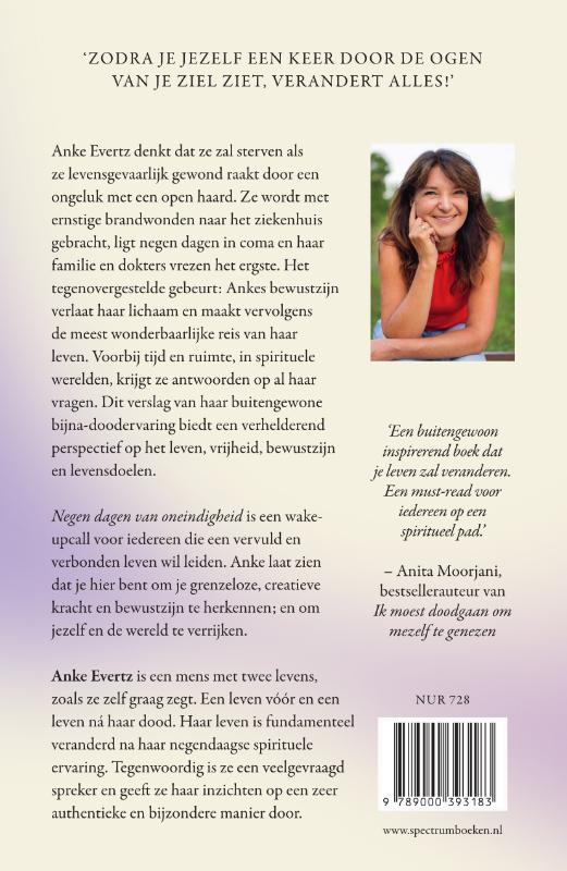 Achterkant van Negen dagen van oneindigheid