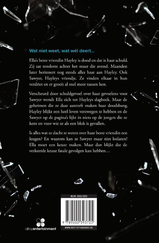 Achterkant van Wat ik je niet kon vertellen