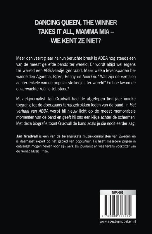 Achterkant van Het verhaal van Abba