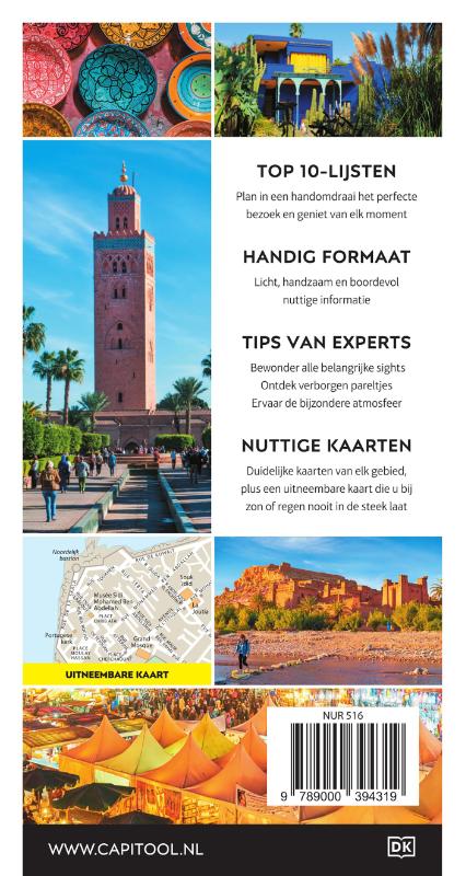 Achterkant van Marrakech en omgeving