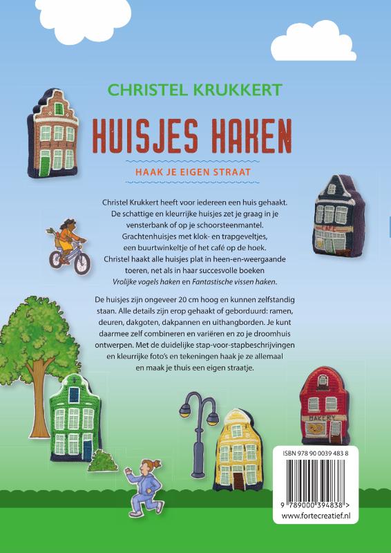 Achterkant van Huisjes haken