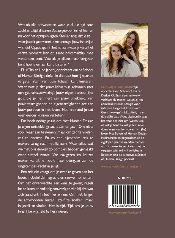 Achterkant van Human Design