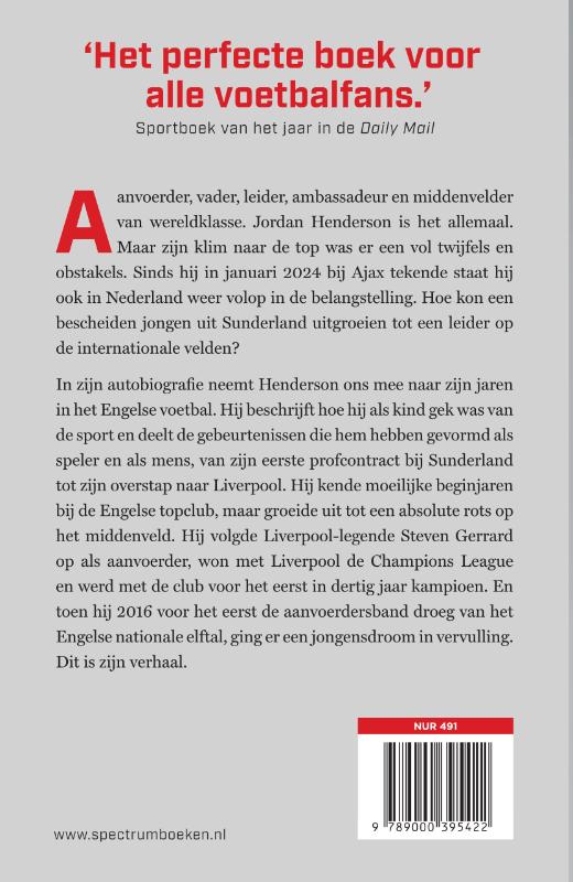 Achterkant van Jordan Henderson