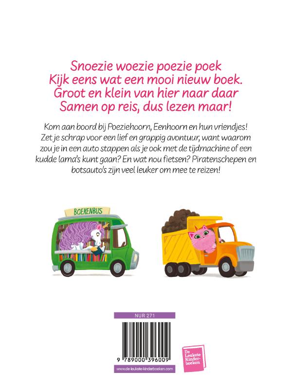 Achterkant van Poeziehoorn - Samen op reis