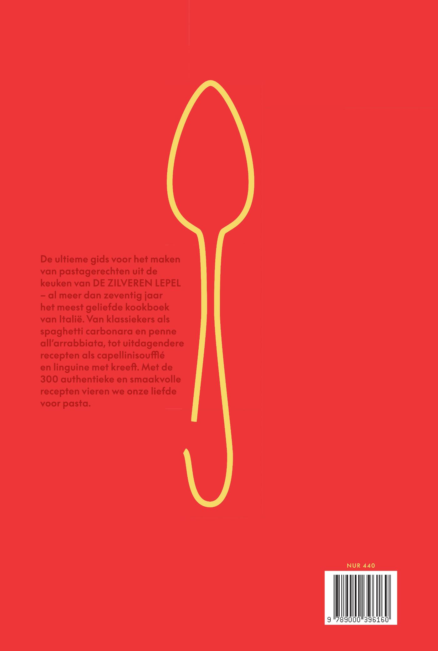 Achterkant van De Zilveren Lepel - Pasta