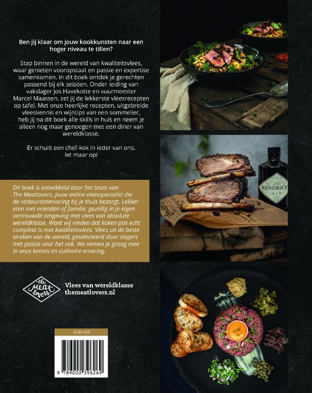 Achterkant van Meat Your Inner Chef